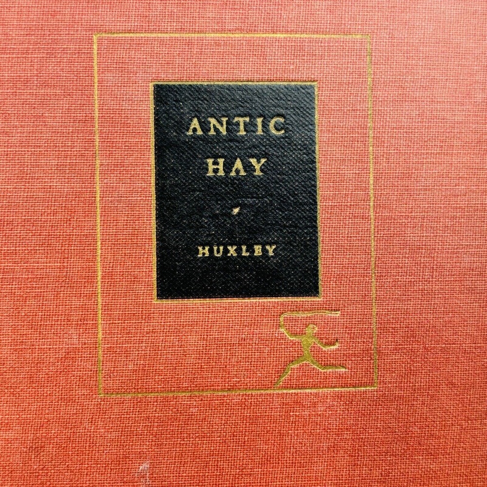 Antic Hay Aldous Huxley 1923 The Modern Library Red Hardcover Vintage